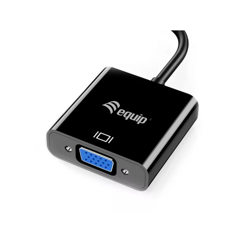 Equip Adapter USB 3.0 na VGA, 3.2 Gen 1 (3.1 Gen 1), USB typu A, wyjście VGA (D-Sub), 1920 x 1080 pikseli