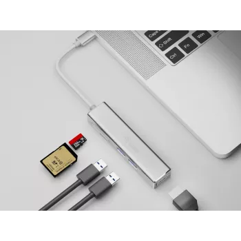 Equip USB-C 5 w 1 wielofunkcyjny adapter