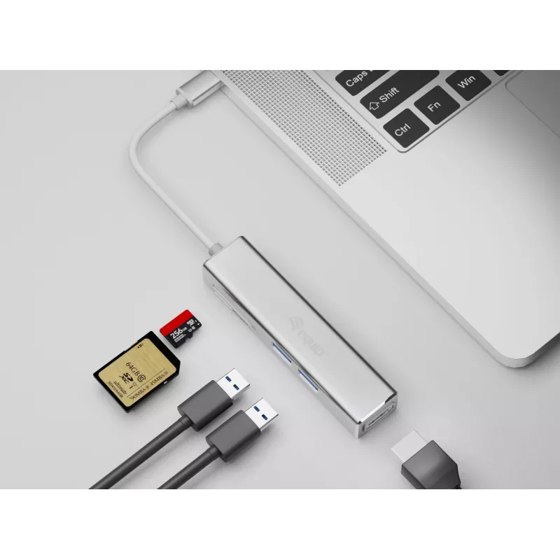 Equip USB-C 5 w 1 wielofunkcyjny adapter
