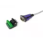Kabel adapterowy Equip USB-A na RS-422/485 DB9, szary, 1,5 m, USB Type-A, DB-9, męski, męski