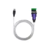 Kabel adapterowy Equip USB-A na RS-422/485 DB9, szary, 1,5 m, USB Type-A, DB-9, męski, męski