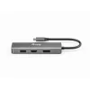 Adapter Equip USB-C na HDMI/DisplayPort/VGA/USB, USB Type-C, wyjście HDMI, wyjście DisplayPort, wyjście VGA (D-Sub), 3840 x 2160 pikseli