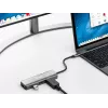 Adapter Equip USB-C na HDMI/DisplayPort/VGA/USB, USB Type-C, wyjście HDMI, wyjście DisplayPort, wyjście VGA (D-Sub), 3840 x 2160 pikseli
