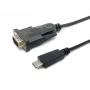 Kabel Equip USB-C na szeregowy DB9 M/M 1,5 m czarny