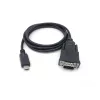 Kabel Equip USB-C na szeregowy DB9 M/M 1,5 m czarny