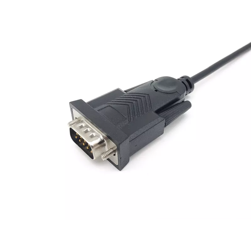 Kabel Equip USB-C na szeregowy DB9 M/M 1,5 m czarny