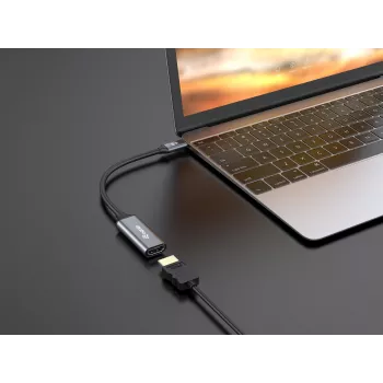Equip USB-C do HDMI 2.0 Adapter, 4K/60Hz, 0,15 m, USB Type-C, HDMI, Męski, Żeński, Prosty