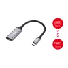 Equip USB-C do HDMI 2.0 Adapter, 4K/60Hz, 0,15 m, USB Type-C, HDMI, Męski, Żeński, Prosty