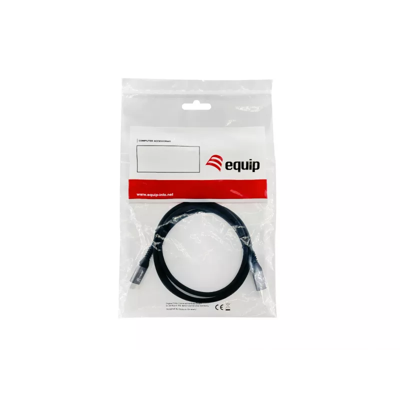 Przedłużacz Equip USB 3.2 Gen 2 C-C, M/Ż, 0,5 m, 4K/60Hz, 10Gbps