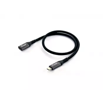 Przedłużacz Equip USB 3.2 Gen 2 C na C, M/F, 1,0 m, 4K/60Hz, 10 Gb/s