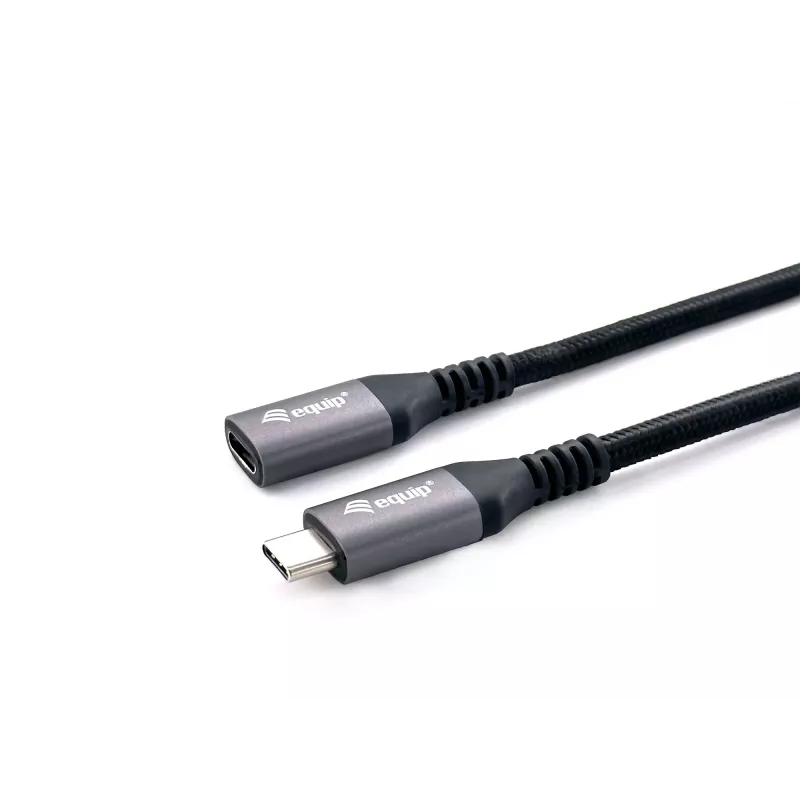 Przedłużacz Equip USB 3.2 Gen 2 C na C, M/F, 1,0 m, 4K/60Hz, 10 Gb/s