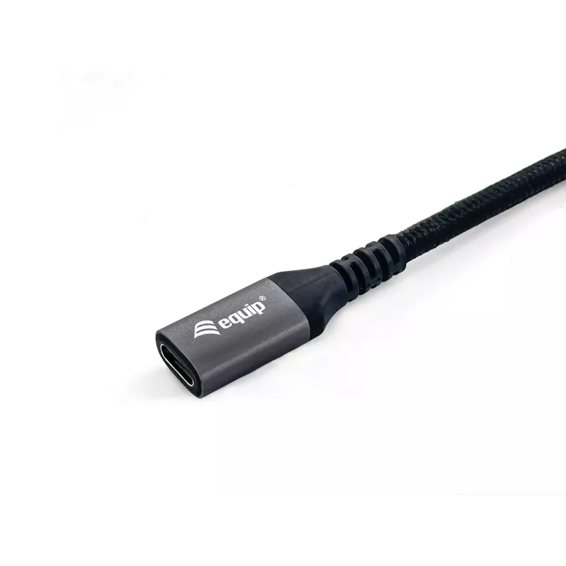 Przedłużacz Equip USB 3.2 Gen 2 C na C, M/F, 1,0 m, 4K/60Hz, 10 Gb/s
