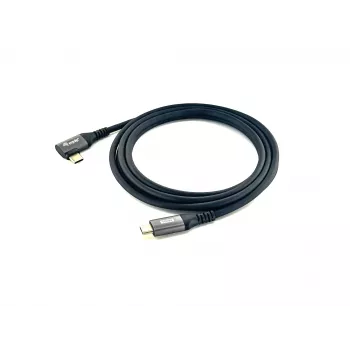Kabel Equip USB 2.0 C–C 90° kątowy, M/M, 3,0 m, 100 W z układem Emark