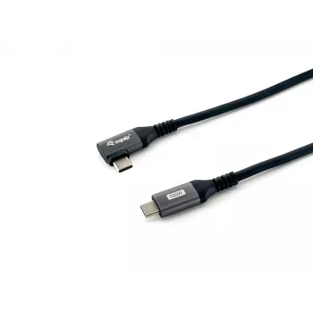 Kabel Equip USB 2.0 C–C 90° kątowy, M/M, 3,0 m, 100 W z układem Emark