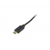Equip USB 2.0 C na C 90° skręcony kabel kątowy M/M 1 m czarny