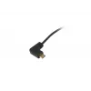 Equip USB 2.0 C na C 90° skręcony kabel kątowy M/M 1 m czarny
