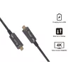 Kabel USB-C na USB-C aktywny optyczny Equip, 10 m, 4K/60 Hz, wideo+dane+PD