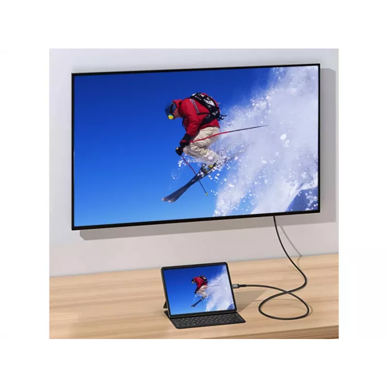 Kabel Equip USB-C do DisplayPort Premium, M/M, 1,0 m, 8K/60 Hz