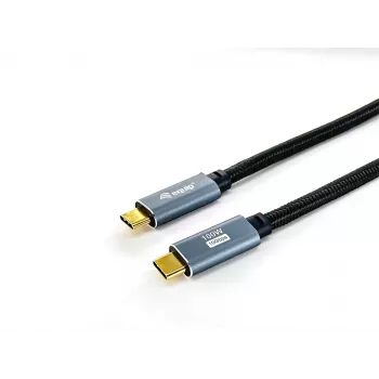 Equip Kabel USB 3.2 Gen 2 C do C, M/M, 2,0 m, 5 A, PD 100 W, 4K/60 Hz, 10 Gb/s