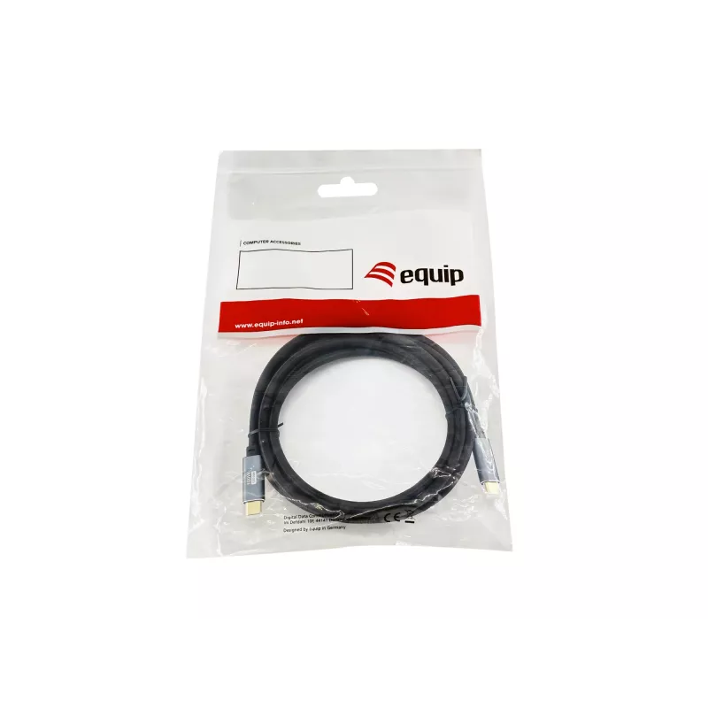 Equip Kabel USB 3.2 Gen 2 C do C, M/M, 2,0 m, 5 A, PD 100 W, 4K/60 Hz, 10 Gb/s