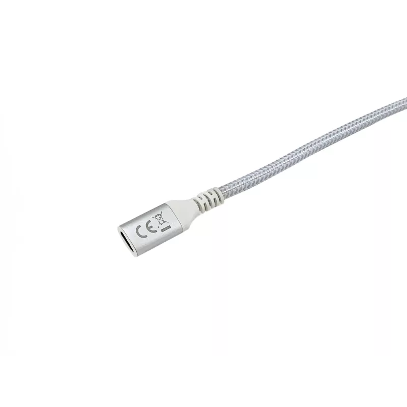 Kabel przedłużający Equip USB 3.2 Gen 2 C-C, 0,5 m, M/Ż, 4K/60 Hz, 10 Gb/s, biały