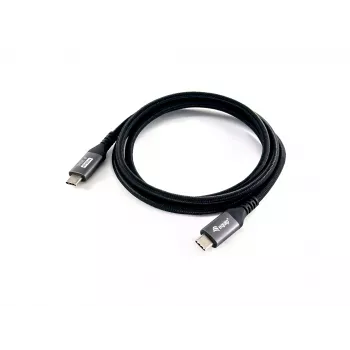 Equip USB 4 Gen 3 C to C kabel, M/M, 2,0m, PD3.1 240W, 8K/60Hz, 40Gbps, Czarny