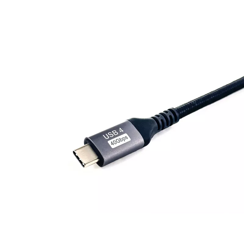 Equip USB 4 Gen 3 C to C kabel, M/M, 2,0m, PD3.1 240W, 8K/60Hz, 40Gbps, Czarny