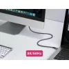 Equip USB 4 Gen 3 C to C kabel, M/M, 2,0m, PD3.1 240W, 8K/60Hz, 40Gbps, Czarny