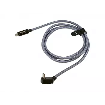 Kabel Equip USB 3.2 Gen 2x2 C do C z wtyczką U, 1,0 m, czarny, M/M, PD240W, 4K/60Hz, 20 Gb/s