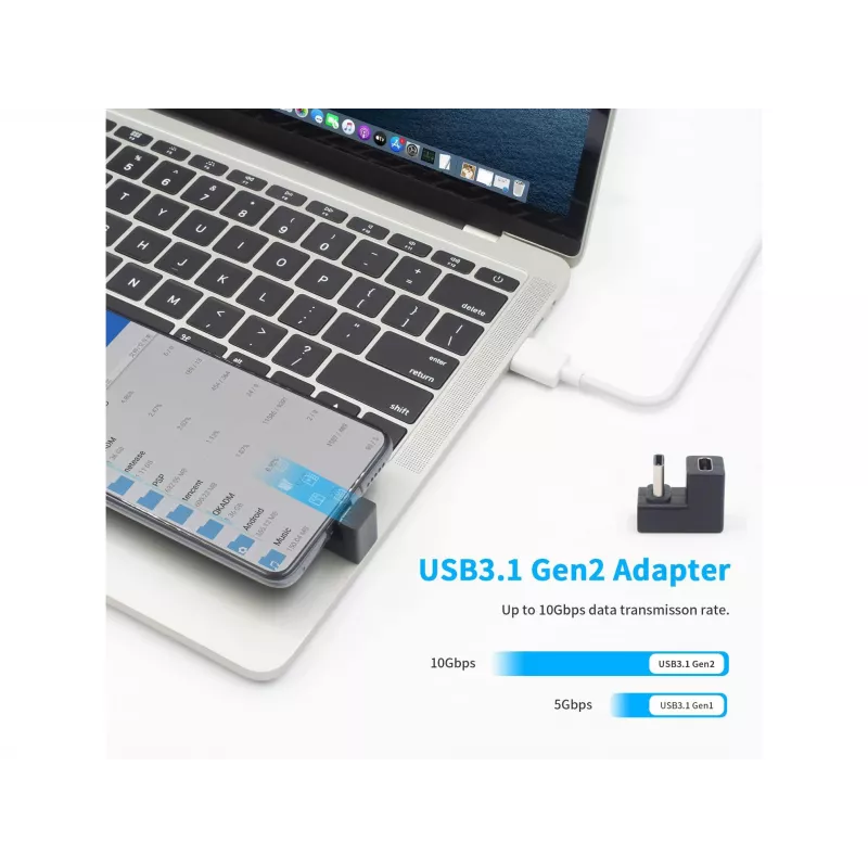 Adapter USB-C U Plug Equip 133476 10 Gb/s PD 100 W 2 szt.