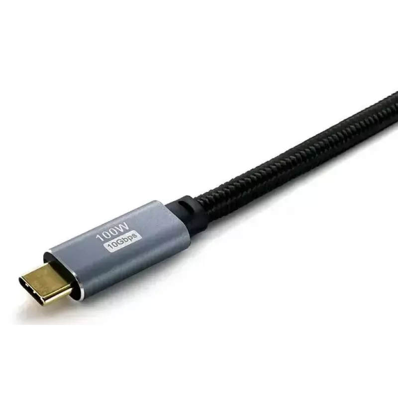 Kabel USB C do C EQUIP 3.0 m — USB 3.2 Gen 2 (10 Gb/s), PD100 W, 4K/60 Hz, czarny