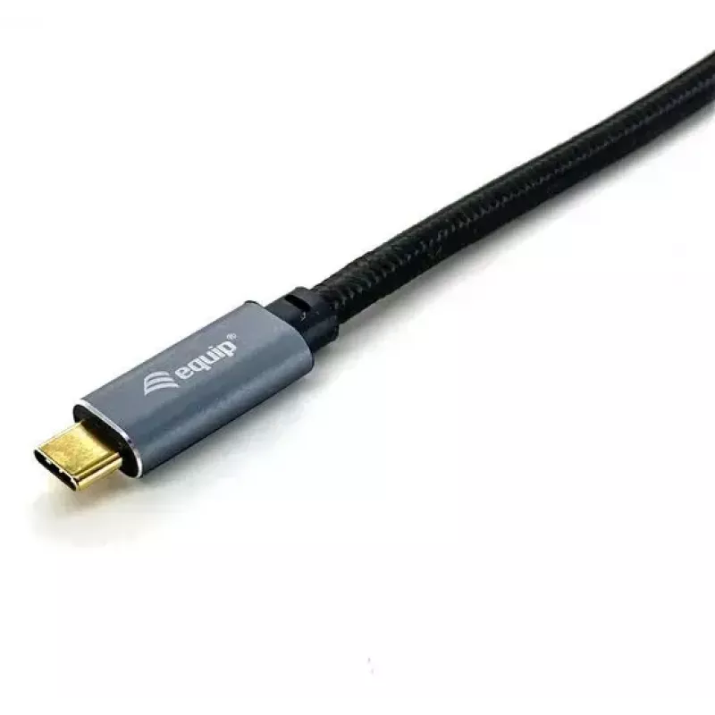 Kabel USB C do C EQUIP 3.0 m — USB 3.2 Gen 2 (10 Gb/s), PD100 W, 4K/60 Hz, czarny