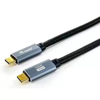 Kabel USB C do C EQUIP 3.0 m — USB 3.2 Gen 2 (10 Gb/s), PD100 W, 4K/60 Hz, czarny