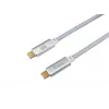 Kabel USB-C na USB-C EQUIP 3,0 m — USB 3.2 Gen 2, 10 Gb/s, PD 100 W, 4K/60 Hz, biały
