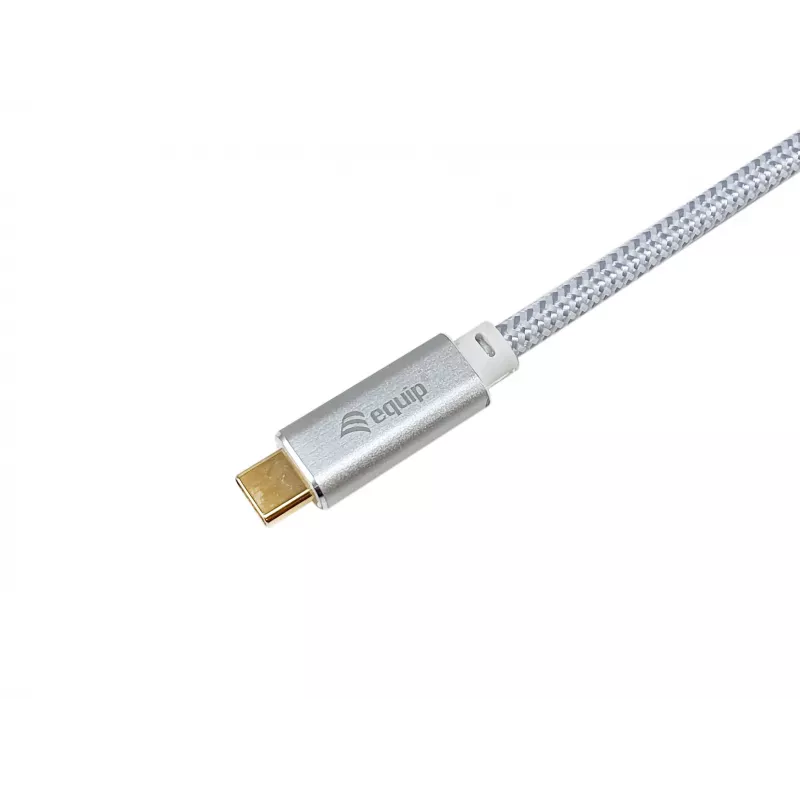 Kabel USB-C na USB-C EQUIP 3,0 m — USB 3.2 Gen 2, 10 Gb/s, PD 100 W, 4K/60 Hz, biały