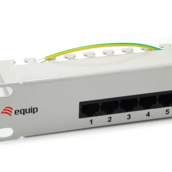 Equip 25-Portowy Panel Krosowy Cat.3 RJ45 ISDN, Jasnoszary