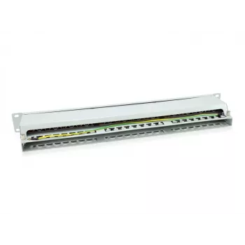 Equip 48-Port Cat.6 Shielded Patch Panel, Light szary