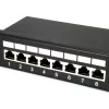 Equip 24-Port Cat.5e Shielded Patch Panel, Czarny