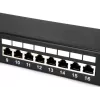 Equip 24-Port Cat.5e Shielded Patch Panel, Czarny