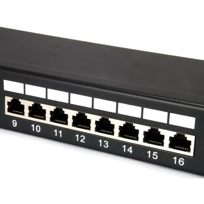 Equip 24-Port Cat.5e Shielded Patch Panel, Czarny