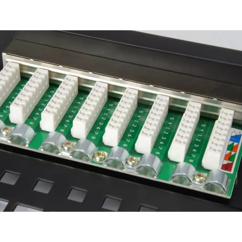 Equip 24-Port Cat.5e Shielded Patch Panel, Czarny
