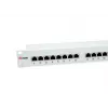 Equip 24-Port Cat.6 Shielded Patch Panel, jasnoszary
