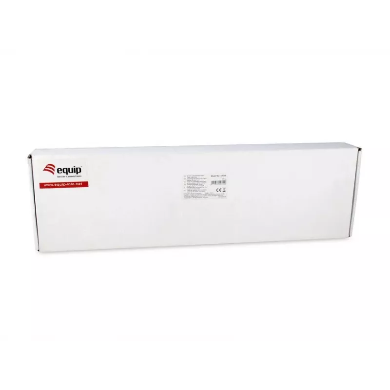 Equip 24-Port Cat.6 Shielded Patch Panel, jasnoszary