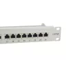 Panel krosowy Equip 24-portowy, ekranowany, Cat.6A, jasnoszary, 10/100/1000Base-T(X), Gigabit Ethernet, 1000 Mbit/s, RJ-45, Cat6a, montaż w szafie