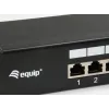 Panel krosowy Equip 16-portowy, ekranowany, Cat.6, czarny, 10/100/1000Base-T(X), Gigabit Ethernet, 1000 Mbit/s, RJ-45, Cat6, montaż w szafie