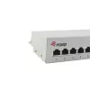 Panel krosowy Equip 12-portowy Cat.6, biurkowy, jasnoszary, 10/100/1000Base-T(X), Gigabit Ethernet, 1000 Mbit/s, RJ-45, Cat6, 1U