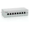 Panel krosowy Equip 8-portowy Cat.5e, biurkowy, jasnoszary, RJ-45, złoto, Cat5e, szary, ANSI/TIA/EIA 568, -40 - 80 °C