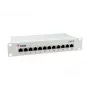 Equip 12-Port Cat.6 Shielded Patch Panel, Light szary, Gigabit Ethernet, 1000 Mbit/s, RJ-45, Cat6, Cat6e, 1U, szary