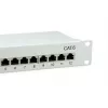 Equip 12-Port Cat.6 Shielded Patch Panel, Light szary, Gigabit Ethernet, 1000 Mbit/s, RJ-45, Cat6, Cat6e, 1U, szary
