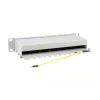 Equip 12-Port Cat.6 Shielded Patch Panel, Light szary, Gigabit Ethernet, 1000 Mbit/s, RJ-45, Cat6, Cat6e, 1U, szary